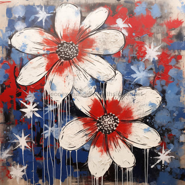Patriotic Sign, USA Sign, DCO-13590, Sign For Wreath, 10x10